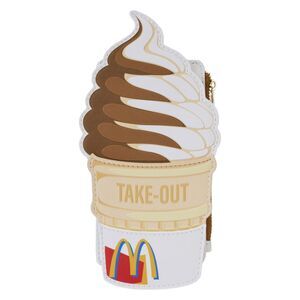 Loungefly McDonald's Soft Serve Ice Cream Cone Card Holder Wallet